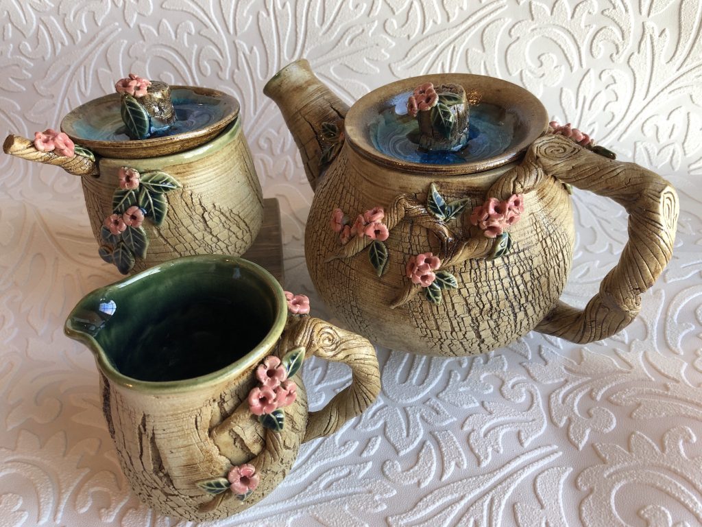 Teapot, sugar bowl, creamer firing Calgary, Airdrie